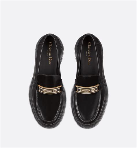 mocassin dior femme|Mocassin Dior Buffalo Cuir de veau noir et cabochons violets et .